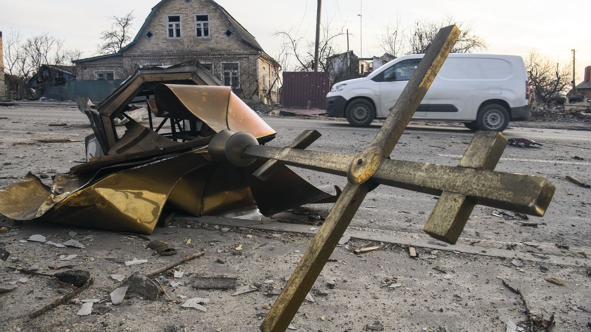 Tak vypadá Hostomel. Ukrajinské město, které měsíc okupovali Rusové